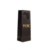 USC Trojans Black Shield Wine Gift Bag